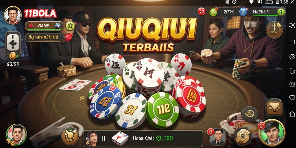 Tampilan gameplay QiuQiu yang menarik dan mendebarkan.