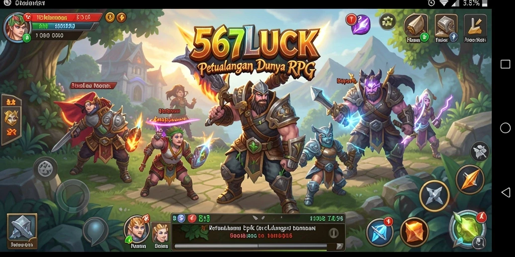 Tampilan gameplay seru dalam <strong>567LUCK</strong> dengan pertempuran menakjubkan.