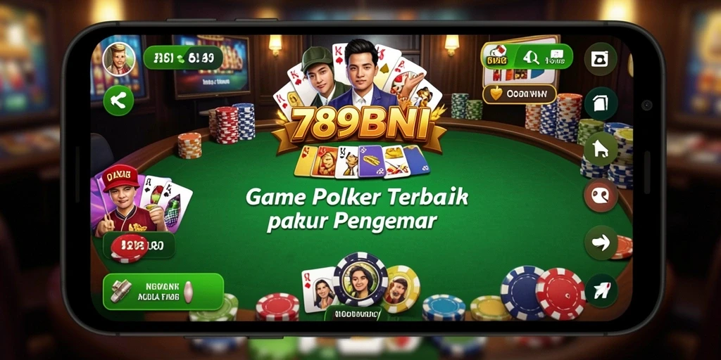 Tampilan gameplay Poker yang seru dan kompetitif.
