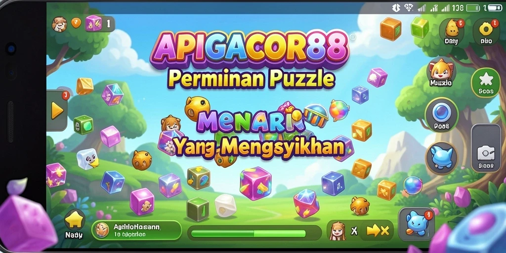 Screenshot APIGACOR88 menampilkan gameplay puzzle yang menantang.