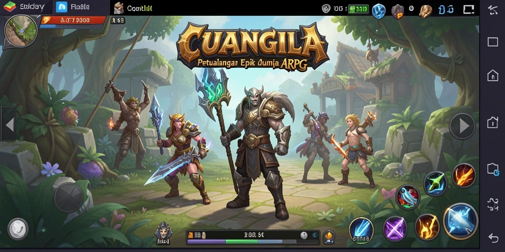 Tampilan menakjubkan dari gameplay CUANGILA yang mendebarkan.