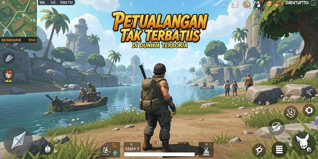 Gameplay seru dalam dunia terbuka yang menakjubkan.