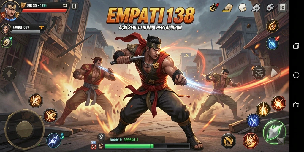 Tampilan aksi menarik dalam EMPATI138 dengan pertarungan dinamis.
