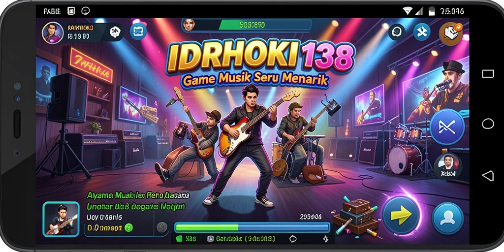 Tampilan gameplay menarik dari IDRHOKI138 yang menunjukkan interaksi musik.