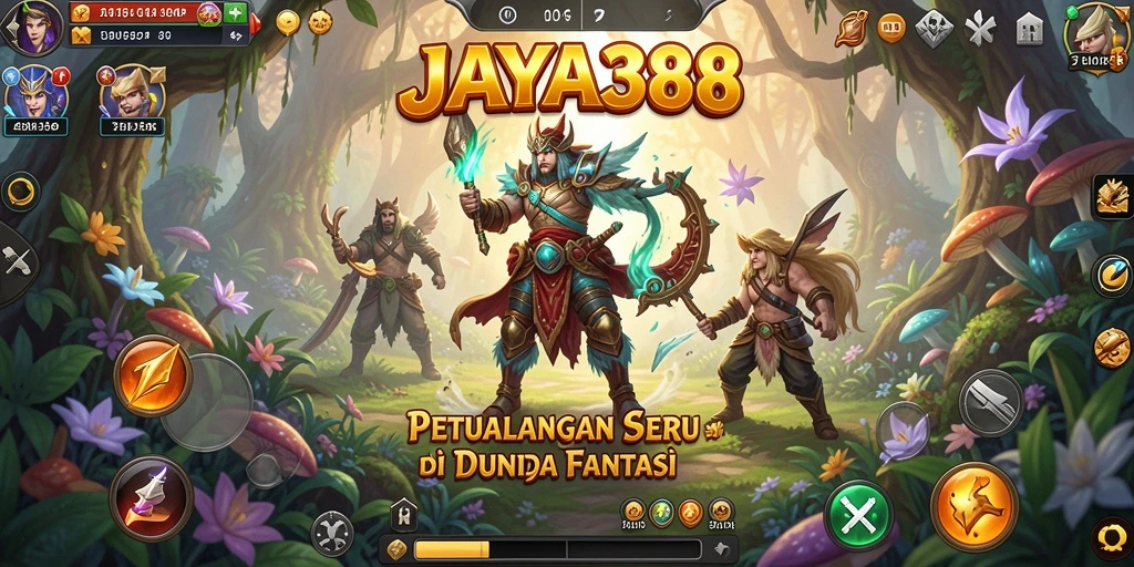 Tampilan gameplay seru dari JAYA388 dengan petualangan menegangkan.