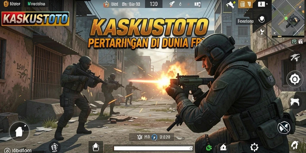 Tangkapan layar KASKUSTOTO menampilkan aksi tembak-menembak yang mendebarkan.