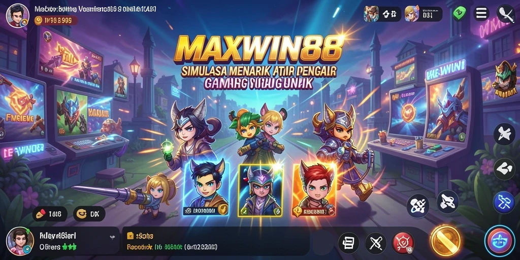 Tangkapan layar menunjukkan gameplay seru di MAXWIN88.