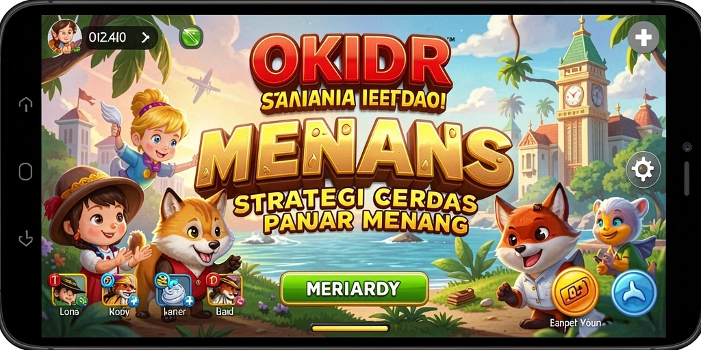 Screenshot utama OKIDR menampilkan gameplay Strategy yang seru dan mendebarkan.