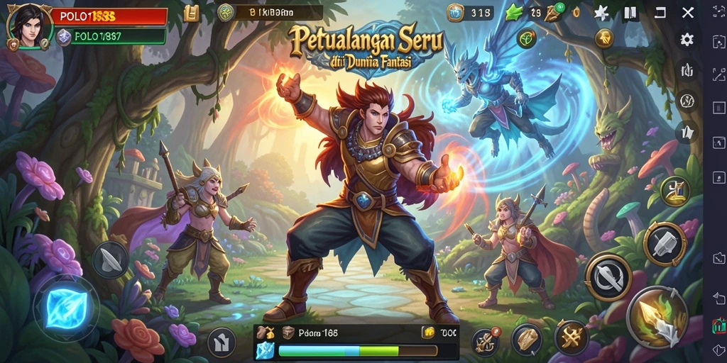 Gameplay seru POLO188 di dunia petualangan fantastis.