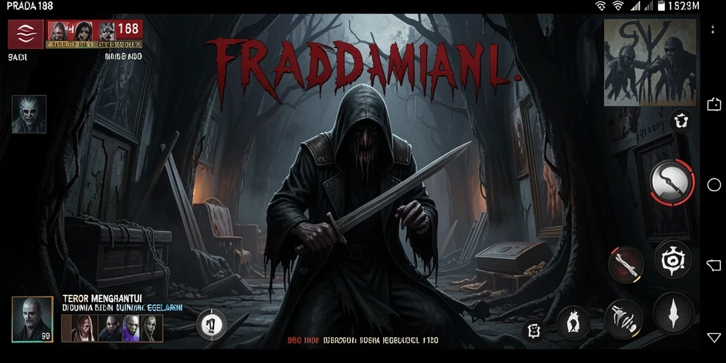 Menampilkan gameplay PRADA188 yang menyeramkan dengan atmosfer mencekam.