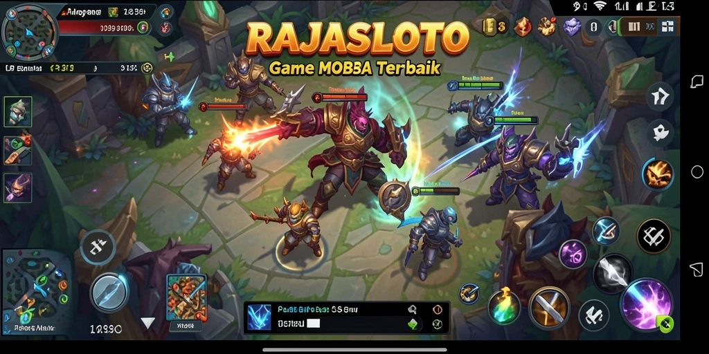 Tampilan epic dari gameplay seru di RAJASLOTO.