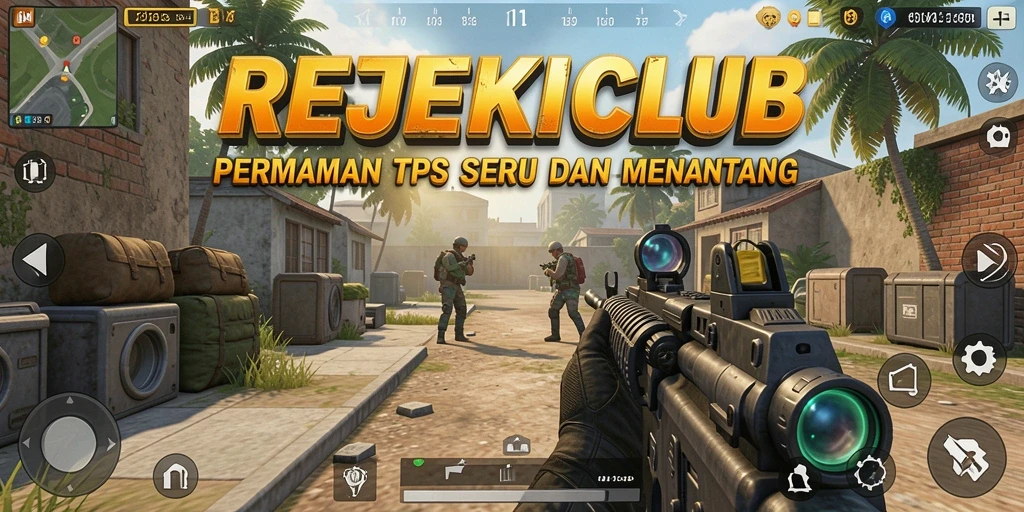 Gameplay seru dari REJEKICLUB dengan aksi tembak-menembak.