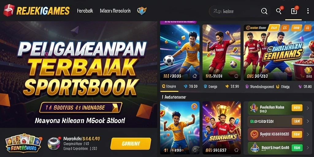 Tampilan gameplay Sportsbook yang menarik dan interaktif.