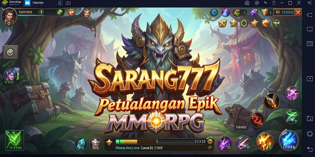 Tampilan gameplay SARANG777 yang seru dan interaktif di dunia MMORPG.