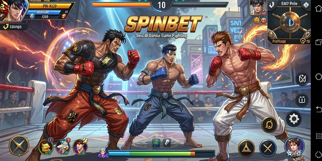 Tampilan gameplay SPINBET yang menarik dan mendebarkan.