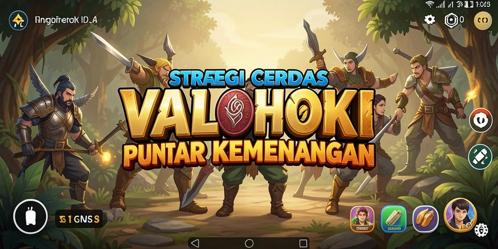 Tangkapan layar utama VALOHOKI menampilkan serangan strategis di medan perang.