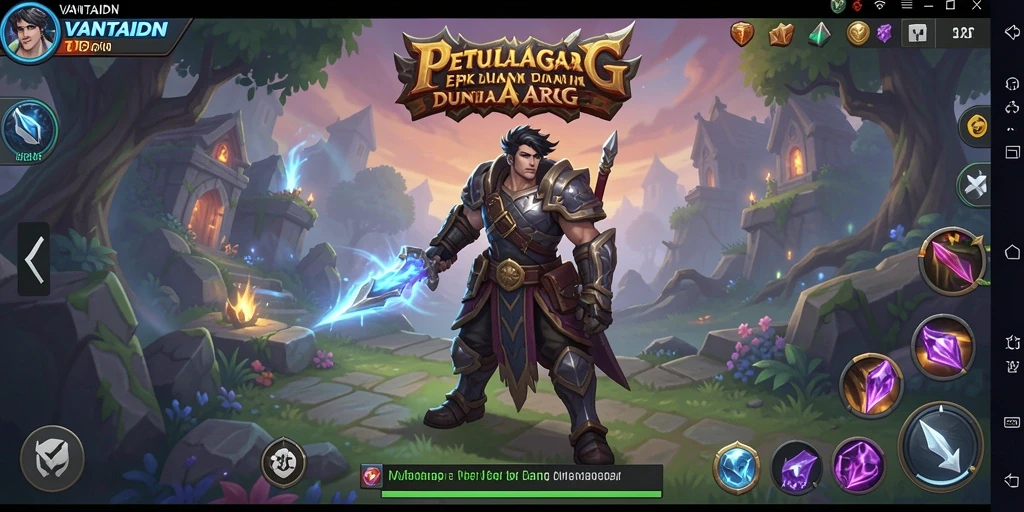 Tampilan gameplay VANTAIDN yang menegangkan dan seru.