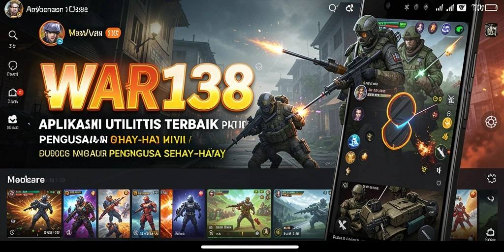 Tampilan antarmuka WAR138 yang modern dan user-friendly.