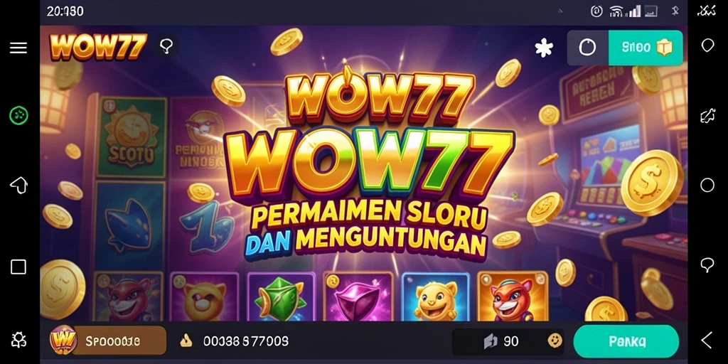 Tampilan gameplay Slot yang menarik dan menghibur dari WOW77.
