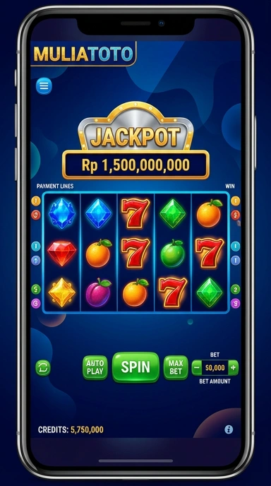 Tampilan awal aplikasi muliatoto yang menarik dan user-friendly.